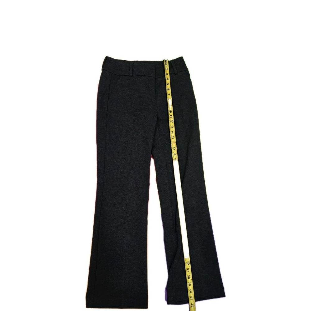 Alfani Women's Size 4 Charcoal Grey Ponte‎ Knit Dress Pants Career Trousers...